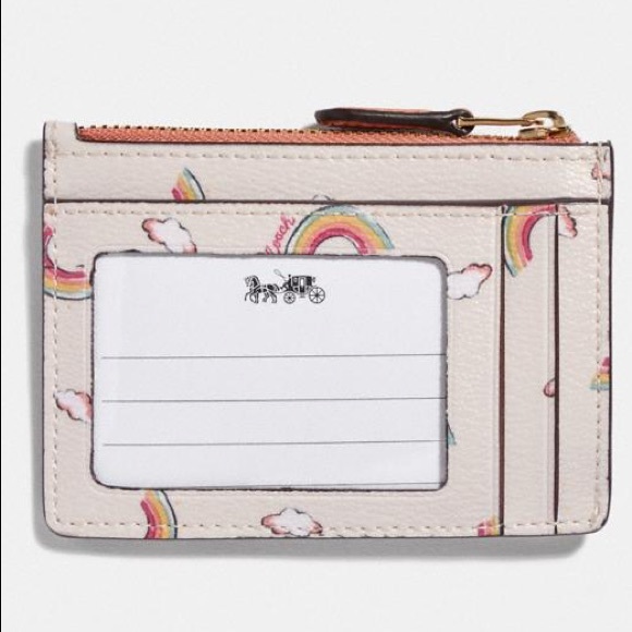 Coach NWT Rainbow Print Card Holder/Wallet - Picture 2 of 2